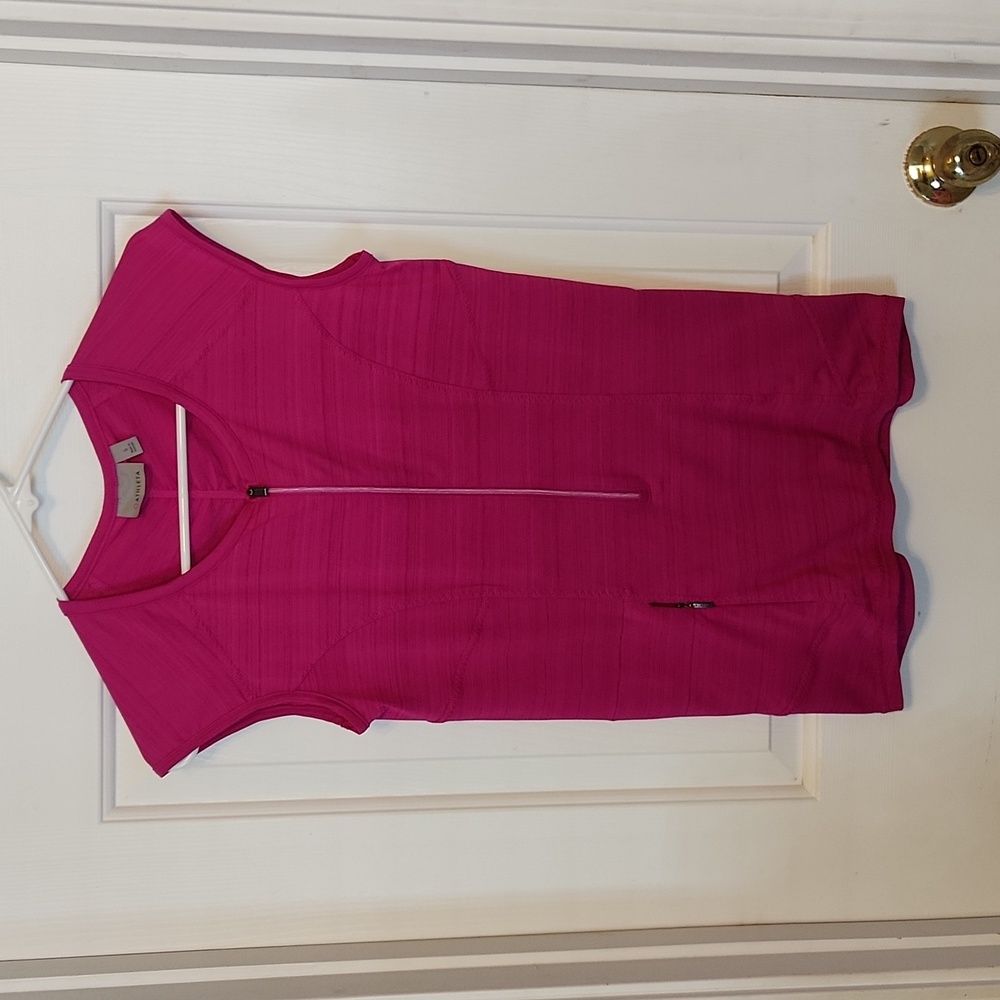 Athleta Fitted Pacifica Half Zip Tank Sz S EUC.